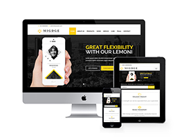 五金電器出口英文外貿類網站模板(自適應手機端)