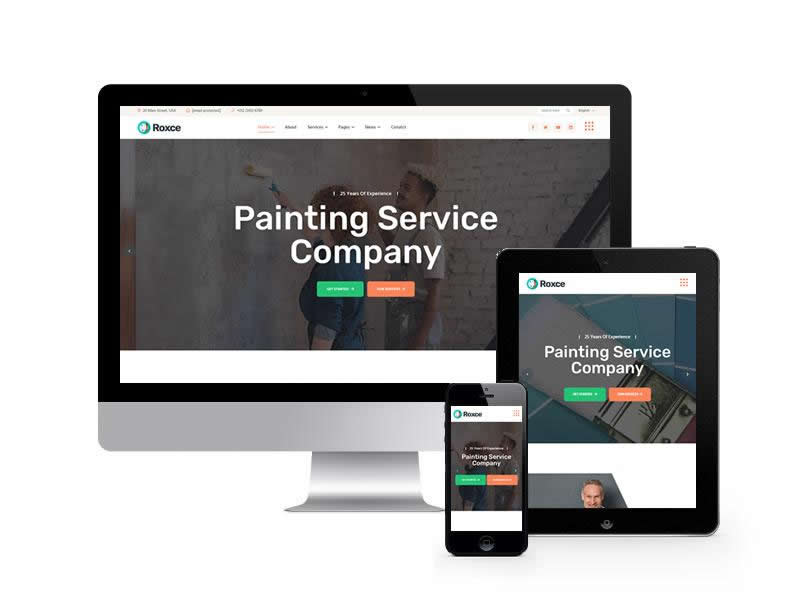 涂裝服務(wù)公司類網(wǎng)站HTML靜態(tài)模板