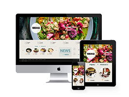 蛋糕甜點類網站織夢模板(自適應手機端)