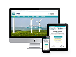 空氣管道風扇外貿類網站pbootcms模板(自適應手機端)