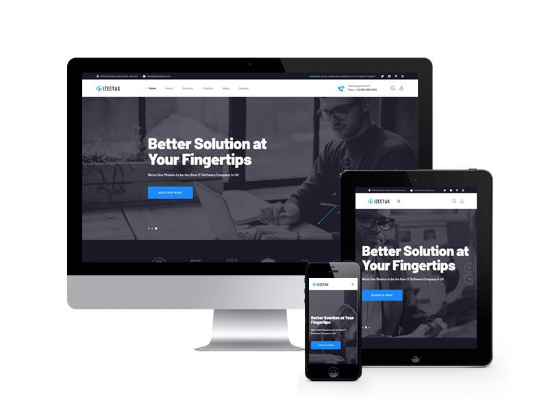 智能科技類網站HTML靜態模板