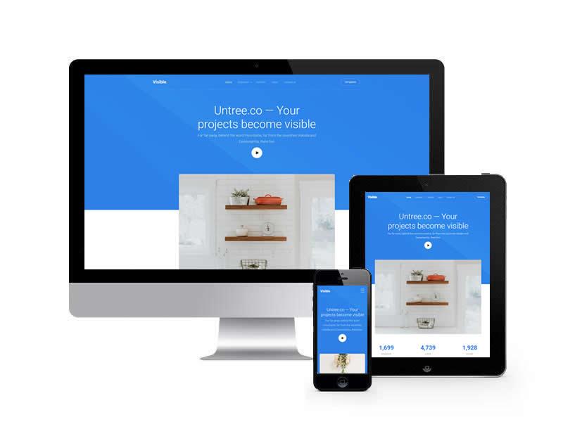 商業項目類網站HTML靜態模板