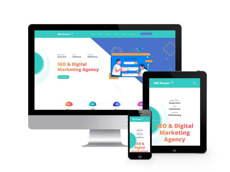 搜索引擎推廣服務類網站HTML靜態(tài)模板