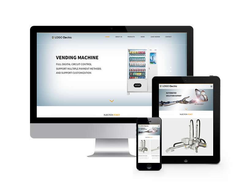 注射機(jī)器人英文外貿(mào)類網(wǎng)站pbootcms模板(自適應(yīng)手機(jī)端)